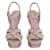 Yves Saint Laurent Tribute sandals Pink Leather  ref.1419054