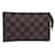 LOUIS VUITTON Damier Ebene Marais Pouch LV Auth 76882  ref.1419087