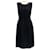 Dries van Noten Black Sleeveless Dress with Covered Buttons Viscose  ref.1419163