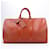 Keepall Bolsa de couro Louis Vuitton Epi 45 Mala de Viagem em Castanho M42978 Marrom  ref.1419174