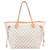 Louis Vuitton Damier Azur Neverfull Tote MM Umhängetasche N51107 Beige Leder  ref.1419179