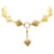 Chanel Gold Gold Plated Charm Necklace Golden Metal Gold-plated  ref.1419260