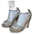 Fendi chaussures compensées Daim Gris  ref.1419310