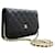 CHANEL Caviar Wallet On Chain WOC Noir Sac à bandoulière Crossbody Cuir  ref.1419408