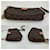 Pochette Louis Vuitton della borsa a tracolla Multi Pochette Marrone - vista 3