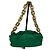 Pochette in pelle verde con catena Bottega Veneta