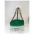 Pochette in pelle verde con catena Bottega Veneta - vista 2