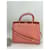 Fendi Vitello Elite Flamingo Petite 2Jours Tote Ecstasy Sac à bandoulière Cuir Rose  ref.1419456