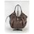 Louis Vuitton Large Mahina Metallic Bronze Leather Shoulder Bag pre owned Brown  ref.1419460