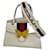 GUCCI Linea Medium Totem Web Stripped Yellow Butterfly Top Handle Bag Occasion Cuir Veau façon poulain Marron  ref.1419478