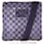 LOUIS VUITTON Damier Ebene Brooklyn Pochette Plate Messenger Umhängetasche Gebraucht Braun Leinwand  ref.1419486