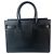 Saint Laurent Sac De Jour Bolso de hombro de cuero negro para bebé con parches adornados - vista 2
