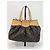 Sac tote Monogram marron BOETIE PM de Louis Vuitton - vue 5