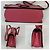 Borsa a tracolla media Loewe Barcelona in pelle rosa - vista 3