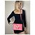 Borsa a tracolla media Loewe Barcelona in pelle rosa - vista 6