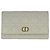 Clutch in pelle bianca Caro Cannage Christian Dior