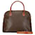 Céline Celine Macadam 2WAY Handtasche Schultertasche aus braunem PVC-Leder in sehr gutem Zustand Kunststoff  ref.1419515