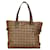 Chanel New Travel Line Tote Bag Canvas Tote Bag in Very Good Brown Cloth  ref.1419532