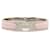 Hermès Bracelet Bangle H PM Click Clack en métal argenté et rose en très bon état  ref.1419536