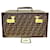 Fendi Zucca Canvas Vanity Box Canvas Handbag in Very Good Condition Brown Cloth  ref.1419606