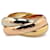 Cartier 18Anel de metal K Trinity Ring em bom estado Dourado  ref.1419646