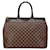 Louis Vuitton Greenwich PM Canvas Handbag N41165 in good condition Brown Cloth  ref.1419659