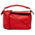 Loewe Red Small Puzzle Satchel Leather Pony-style calfskin  ref.1419742