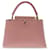 Louis Vuitton Taurillon verzierte Blumenkrone Capucines PM in Rosa Pink Leder Kalbähnliches Kalb  ref.1419799