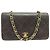VINTAGE CHANEL ZEITLOSE HANDTASCHE BRAUNE EIDECHSENLEDER-CROSBODY-EIDECHSTASCHE