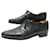 BERLUTI SHOES 0039 Derby 8 42 BLACK GREEN PATINA LEATHER SHOES SHOES  ref.1419887