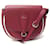 NEW FENDI ROUND SADDLE SELLERIA HANDBAG 8BT304 LEATHER CROSSBODY BAG Red  ref.1419920