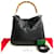 Bolso tote de cuero de bambú Gucci Bolso de cuero en buen estado Negro  ref.1419955