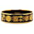 Hermès Hermes Enamel GM Bracelet 21cm Black Gold Plated in Very Good Condition Metal  ref.1419991