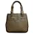 Sac à main mini en cuir Burberry Sac en cuir 46120 en très bon état Marron  ref.1420052