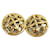 Cambon Chanel 1993P Pendientes de clip con espejo Gold hardware Chapado en oro  ref.1420082