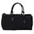 Céline CELINE C Macadam Canvas Boston Bag Black Auth 76139  ref.1420111