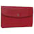 Pochette LOUIS VUITTON Epi Montaigne Rossa M52657 LV Aut 75848 Rosso Pelle  ref.1420136