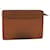 LOUIS VUITTON Epi Pochette Homme Clutch Bag Brown Zipang gold M52528 auth 76449 Leather  ref.1420174