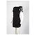 Temperley London Abito aderente nero con maniche a corda - vista 3