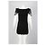 Temperley London Abito aderente nero con maniche a corda - vista 4