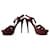 Sandales Yves Saint Laurent Tribute Marron Cuir  - vue 9