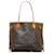 Bolso tote Neverfull MM marrón con monograma de Louis Vuitton Castaño Cuero  ref.1420380