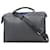 Fendi Peekaboo Fit Selleria Leather 2Way Handbag in Blue and Grey 7VA406  ref.1420412