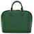 Louis Vuitton Alma Verde Couro  ref.1420465