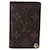 Louis Vuitton Porte carte credit Pression Castaño Lienzo  ref.1420468