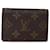 Louis Vuitton Enveloppe Carte de visite Brown Cloth  ref.1420487