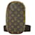 Louis Vuitton Gange Brown Cloth  ref.1420545