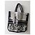 Borsa tote di Christian Dior Bianco Blu scuro - vista 3