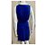Diane Von Furstenberg Abito avvolgente nero e blu DvF Obelixe - vista 3