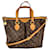 Borsa a tracolla a mano con monogramma Louis Vuitton Palermo PM Marrone Tela  ref.1420617